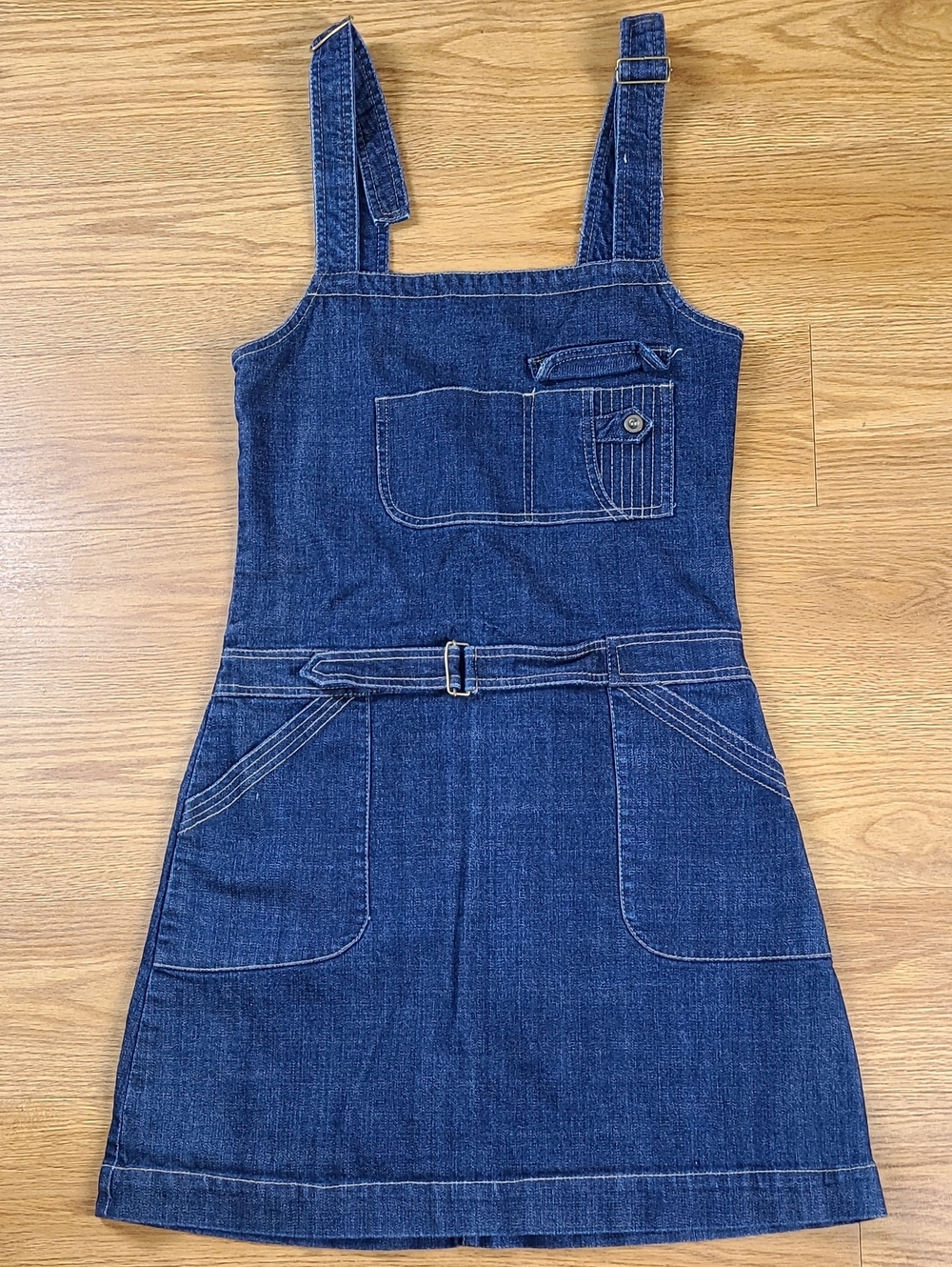 AND 10x31 Womens Girls Pre-owned Denim Blue Jeans Dress